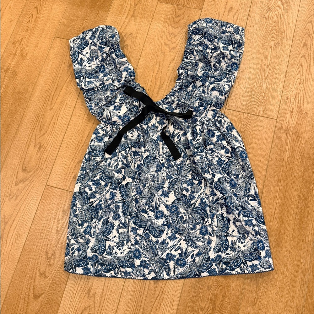 NWT Agua Bendita Libelulas Noche Horizonte Mini Dress